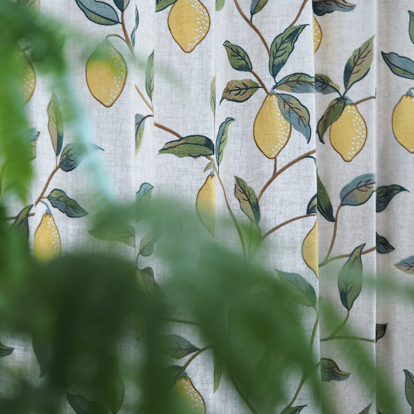 【William Morris】Lemon Tree Embroidery